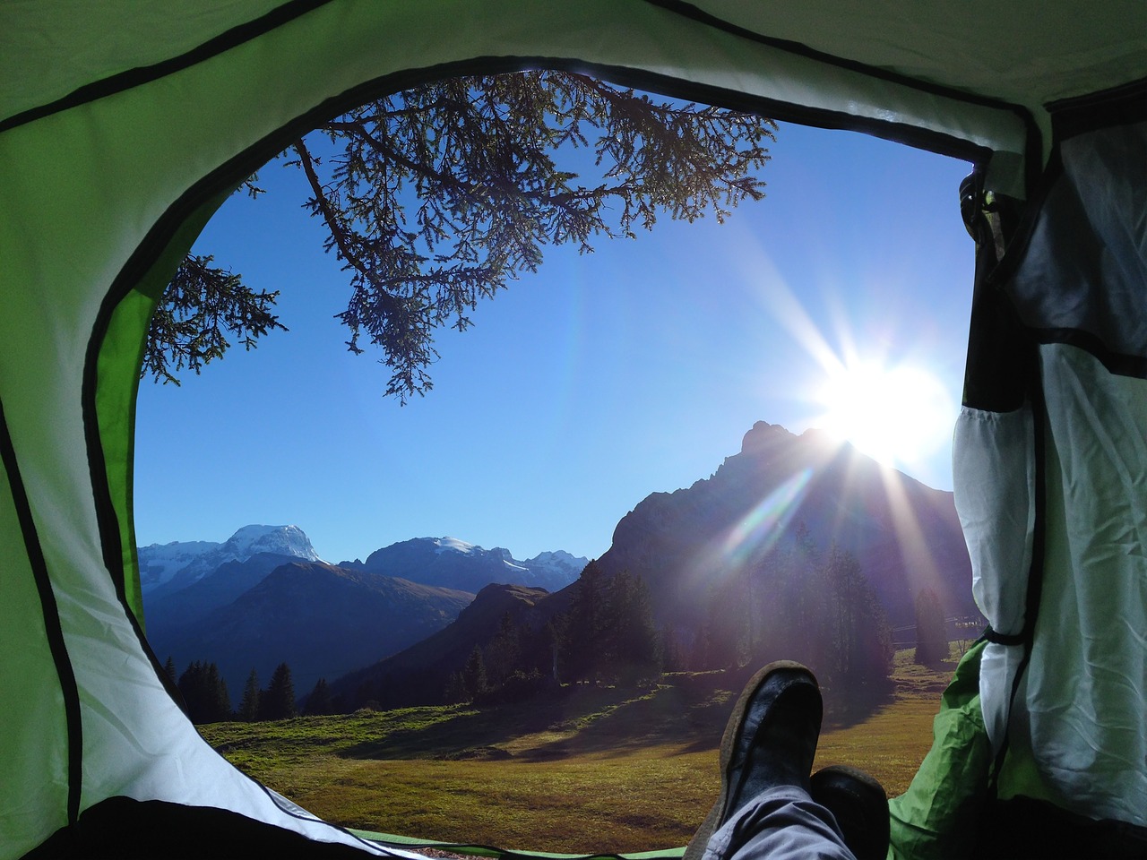 Tent Camping with Intimidator UTV